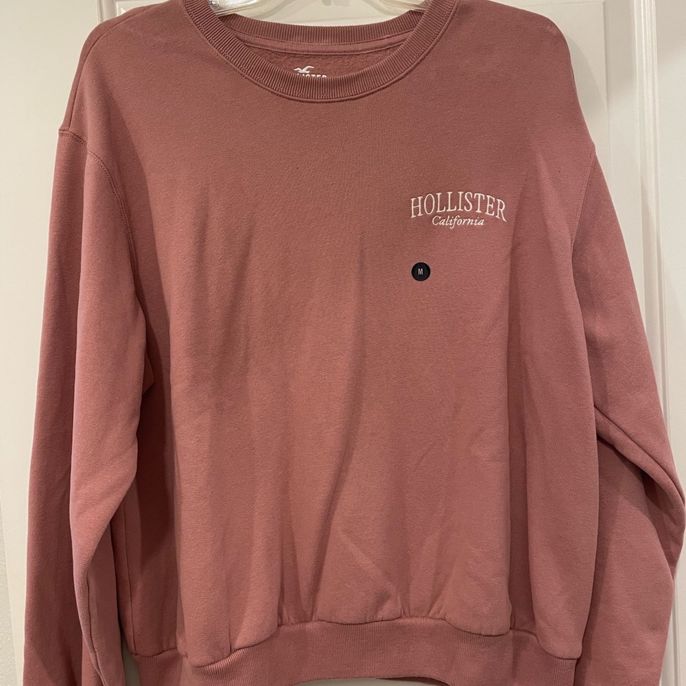 Hollister Dusty Pink Crew Neck Top